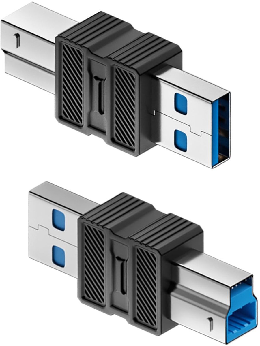 Dailygoods - USB 3.0 Type B naar A Printeradapter 5 Gbps