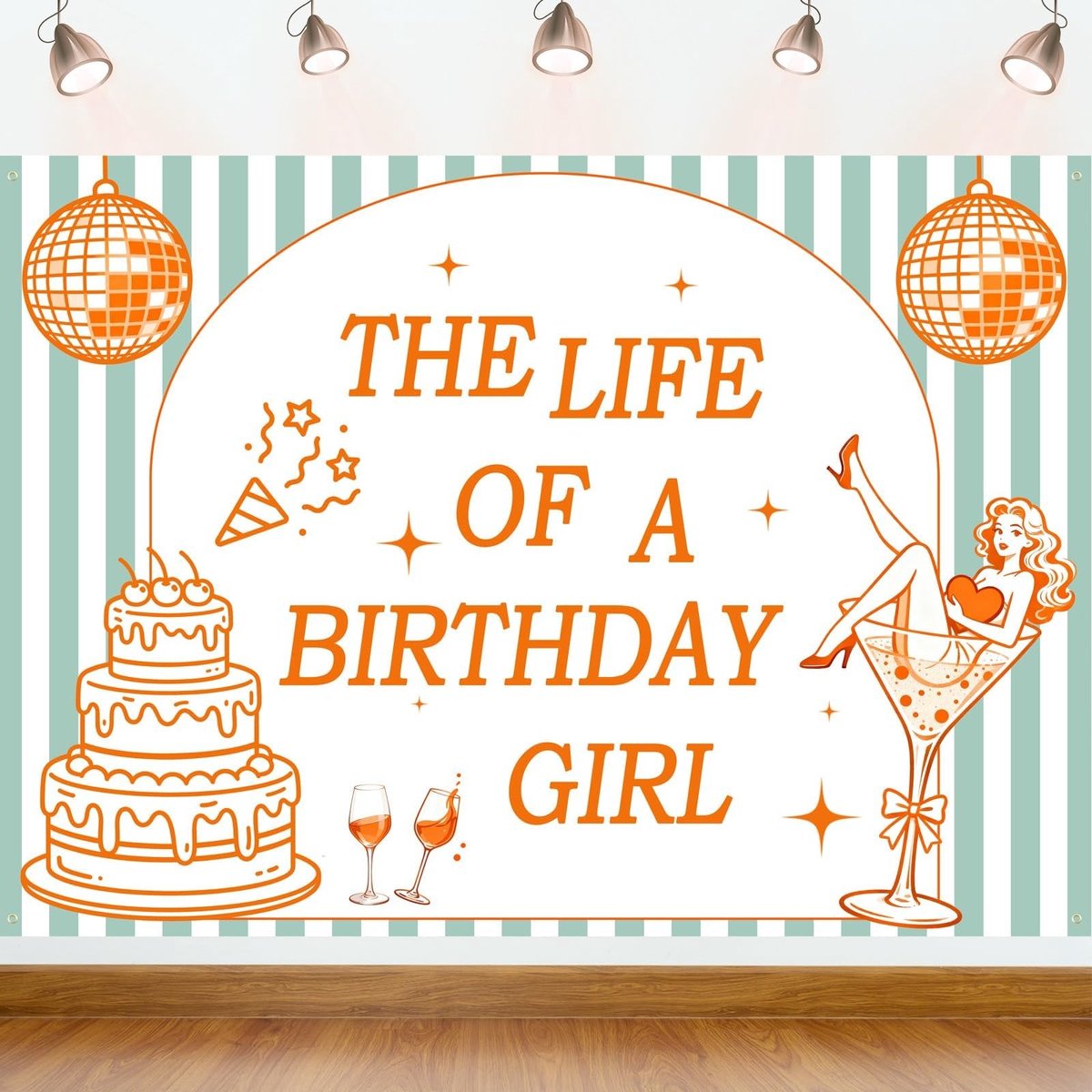 Dailygoods - Showgirls Verjaardagsfeestdecoraties voor Binnen en Buiten