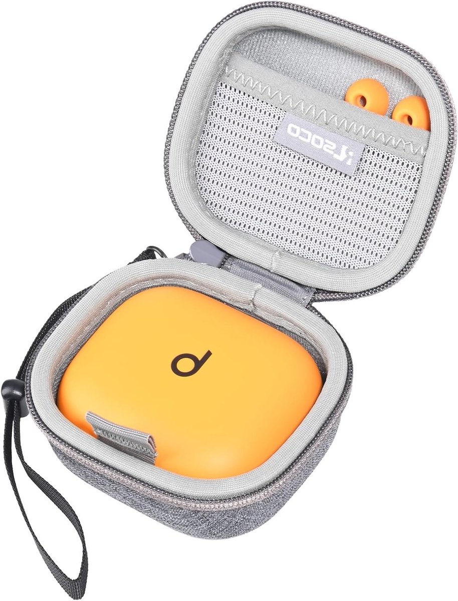 Beschermhoes voor Draadloze Oordopjes - Geschikt voor Powerbeats Pro 2 - Grijze Case met Bluetooth Functionaliteit