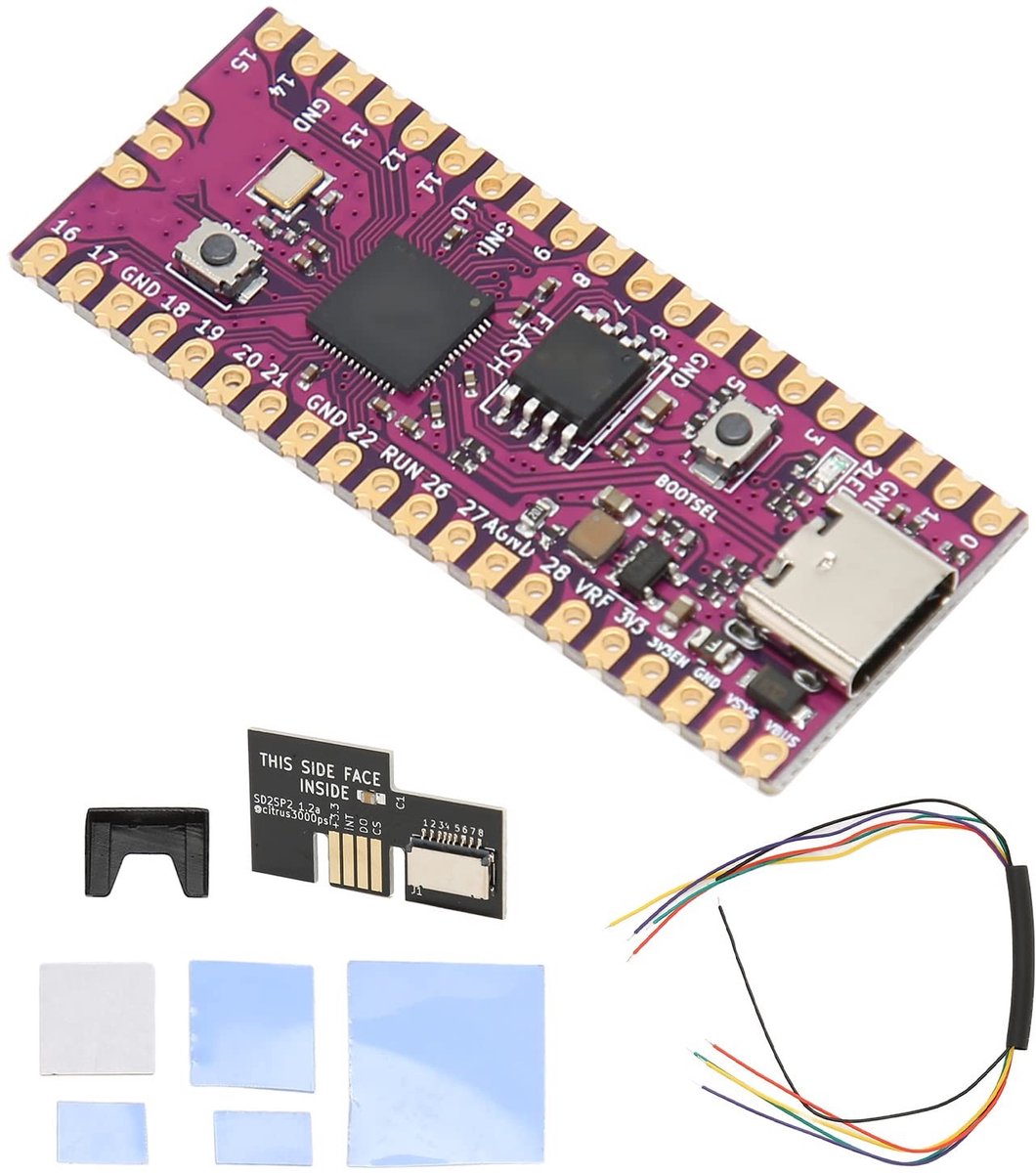 Dailygoody - Microcontroller Board - Dual Core Processor - 16MB Flash Geheugen - Zwart - Software Ondersteuning - Compact Formaat