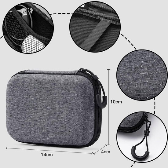Dailygoody - Beschermhoes extern harde schijf 2,5 inch - Schokbestendig en waterdicht - Robuuste bescherming - Draagbaar en veilig - Perfect voor SSD ... van Merkloos — afbeelding 3