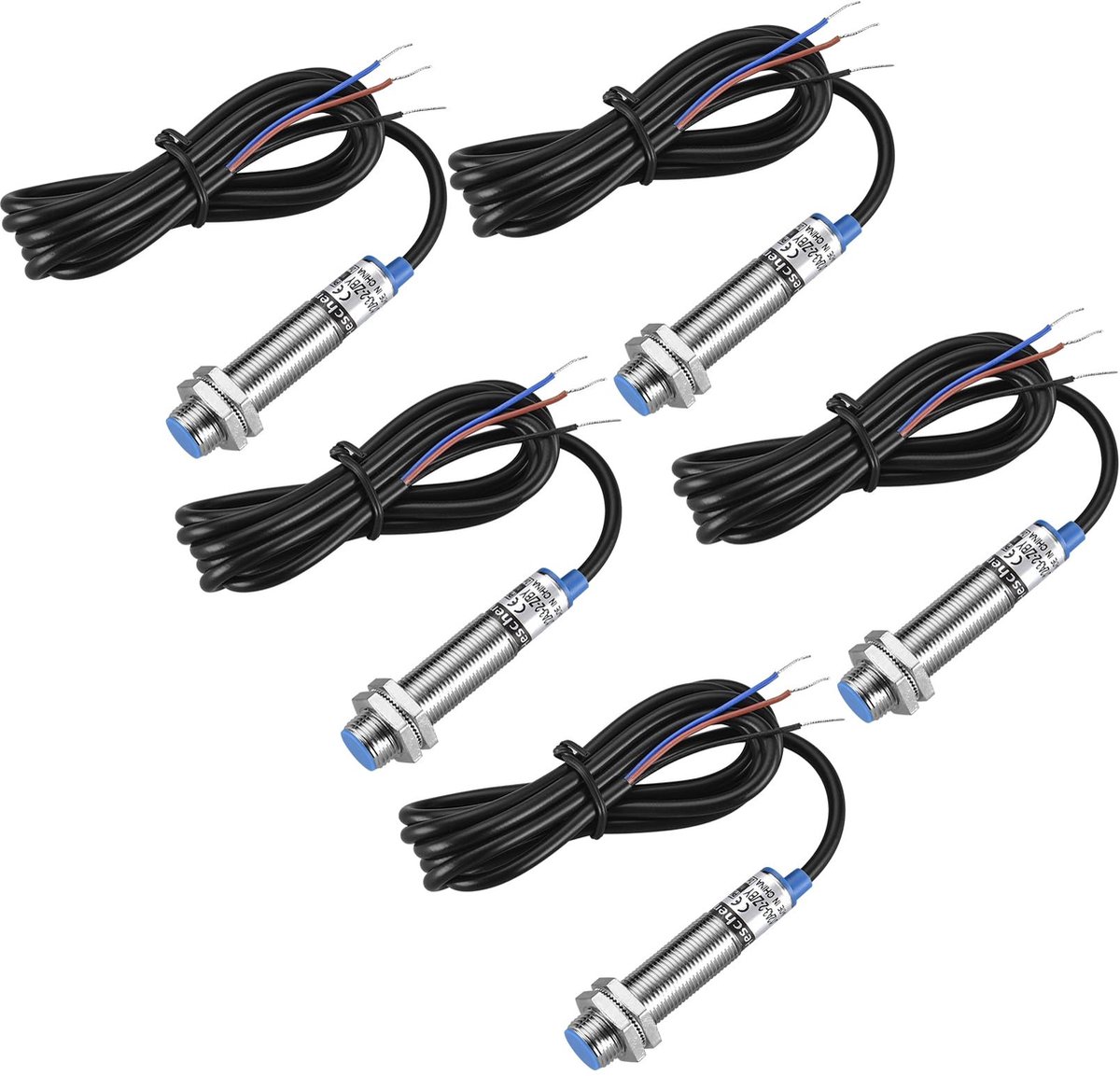 Dailygoody - Inductieve naderingssensorschakelaar - Naderingssensor - 2 mm - 10-30 V - normaal open - 3 draden - Geschikt voor diverse toepassing