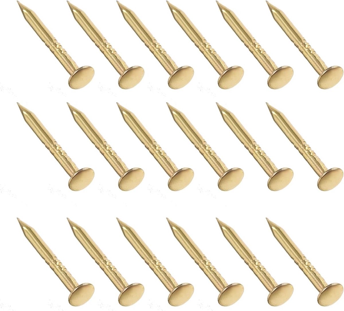 Kleine spijkers 1 x 10mm - 200 stuks carbonstalen hardware spijkers voor houtbewerking en klussen