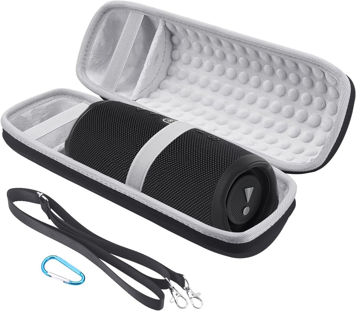 Draagbare Reisopbergcase voor Bluetooth Speakers, Waterdichte EVA Beschermtas, Hardcase voor Veilig Transport
