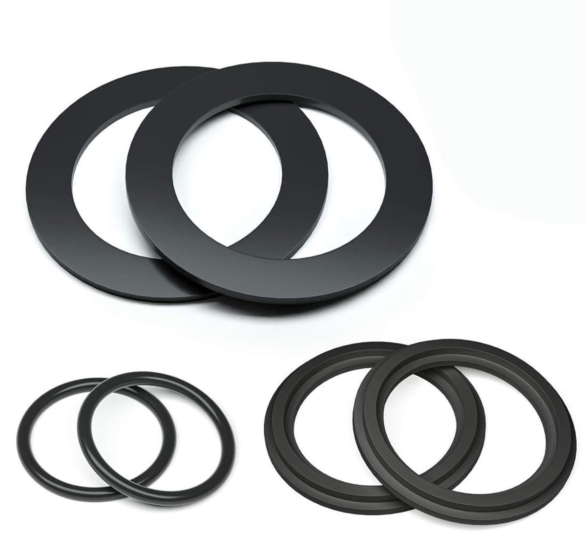 Dailygoody - Solidchoice - Dailygoody - Groot assortiment rubberen sluitringen - 6 rubberen O-ringen - Afdichtingen voor Intex - Hoogwaardige kwaliteit - Geschikt voor zwembadac