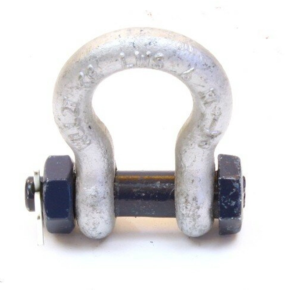 0.75 ton 10 mm harpsluiting met moerbout en splitpen - zwaar uitgevoerde harp sluiting - gekeurd hijsoog - wll 750 kg