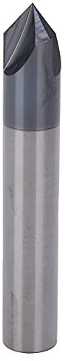 Dailygoody - Chamfer Frees 3 Snijkanten 90° - Tungsten Staal voor Aluminium en Koper - Precisie snijden - Geschikt voor metaalbewerking - Duurzaam en ...