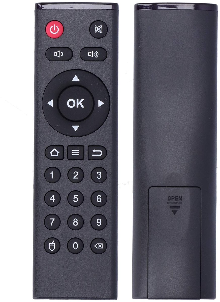 Dailygoody - TX6 Afstandsbediening - Vervanging voor Android TV Box - Zwart - Geschikt voor Tanix TX5 Max TX3 Max TX6 TX92 - Ideaal voor thuisgebruik ...