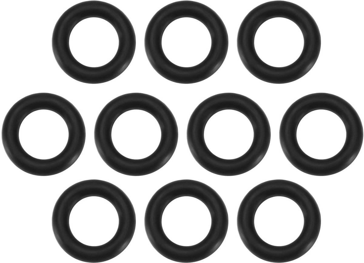 Dailygoods - Dailygoody - 10pcs O-Ringen - Rubber O-Ringen - Hoge druk - 5mm ID x 8.5mm OD - Vervangingsonderdelen - Geschikt voor Mac Allister - 10 stuks