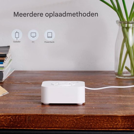 TOVBMUP White Noise Machine - Witte Ruis - Slaaptrainer - Baby/Kinderen - Slaaphulp - Muziekdoosje van Tovbmup — afbeelding 2