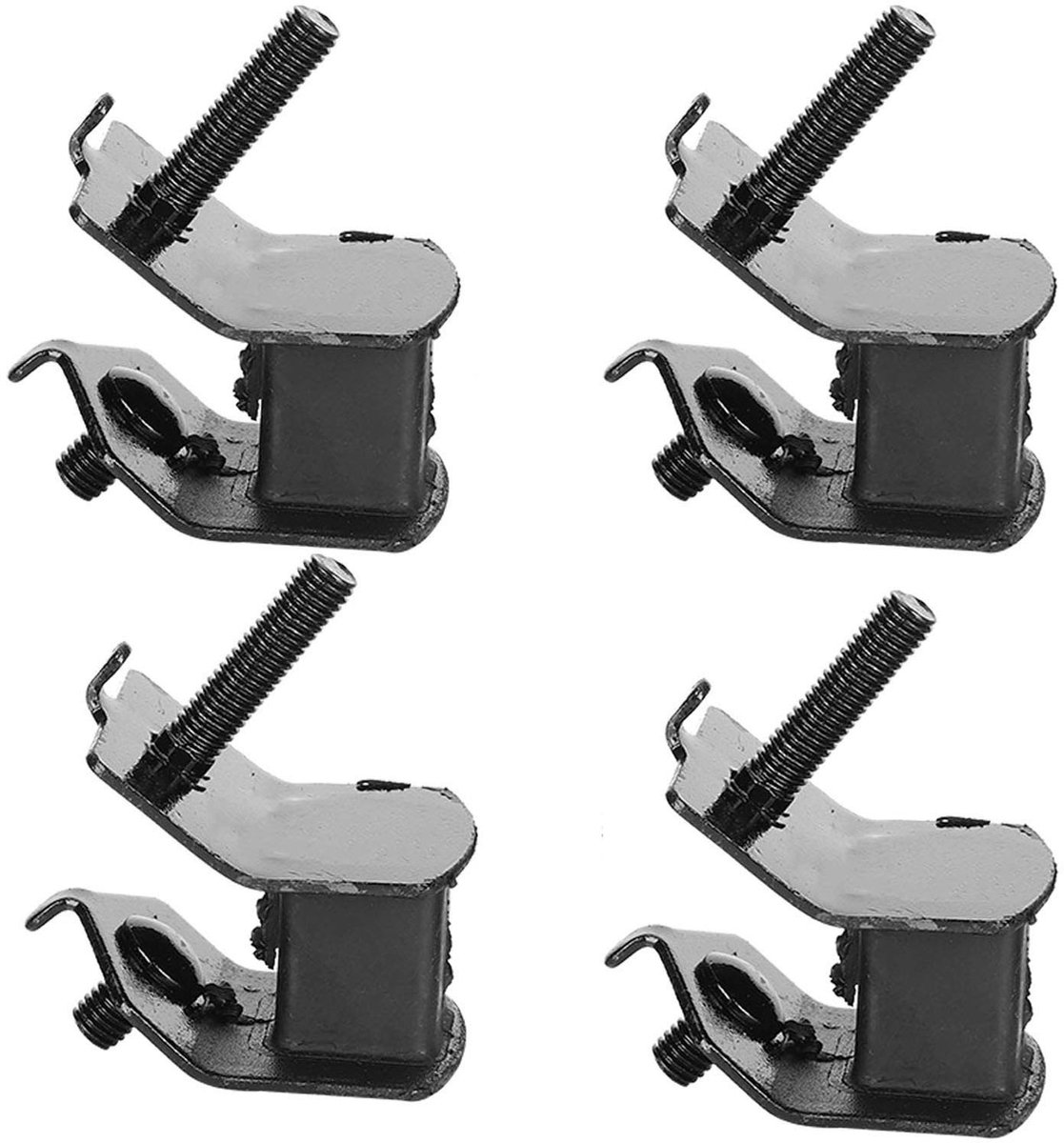 Allecto - Anti-Vibratie Isolator Mounts - Dempende Voeten - Premium kwaliteit - 4 stuks - Voor Benzine Generatoren - Ideaal voor Bouwplaatsen en Tu..