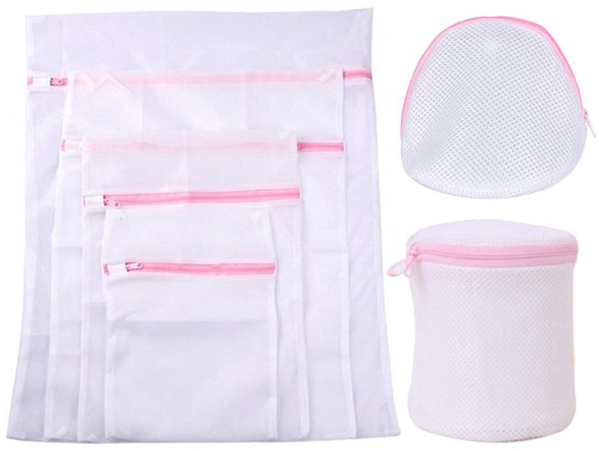 Dailygoods - Dailygoody - Mesh Waszakken Set - 7-delige set voor delicate kleding - Duurzaam en herbruikbaar - Bescherming tijdens het wassen - Ideaal voor li
