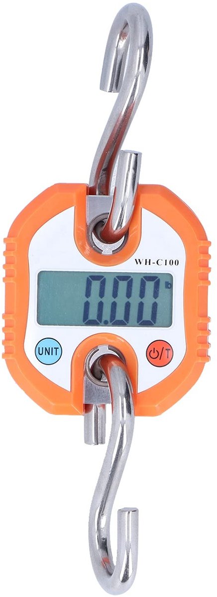 Dailygoods - Dailygoody - 150kg Digitale Hangweegschaal - Handheld Mini Kraanweegschaal met Verlichting en Dubbele Nauwkeurigheid