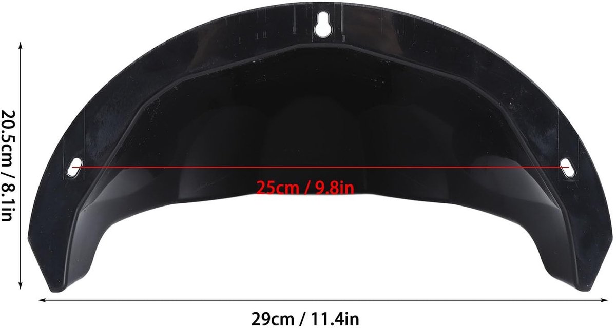 Dailygoods - Dailygoody - Beveiligingscamerahoes - Zonnescherm - Waterdicht en weerbestendig - Zwart - Camerahoes - Geschikt voor Dome PTZ-beveiligingscamera's - I