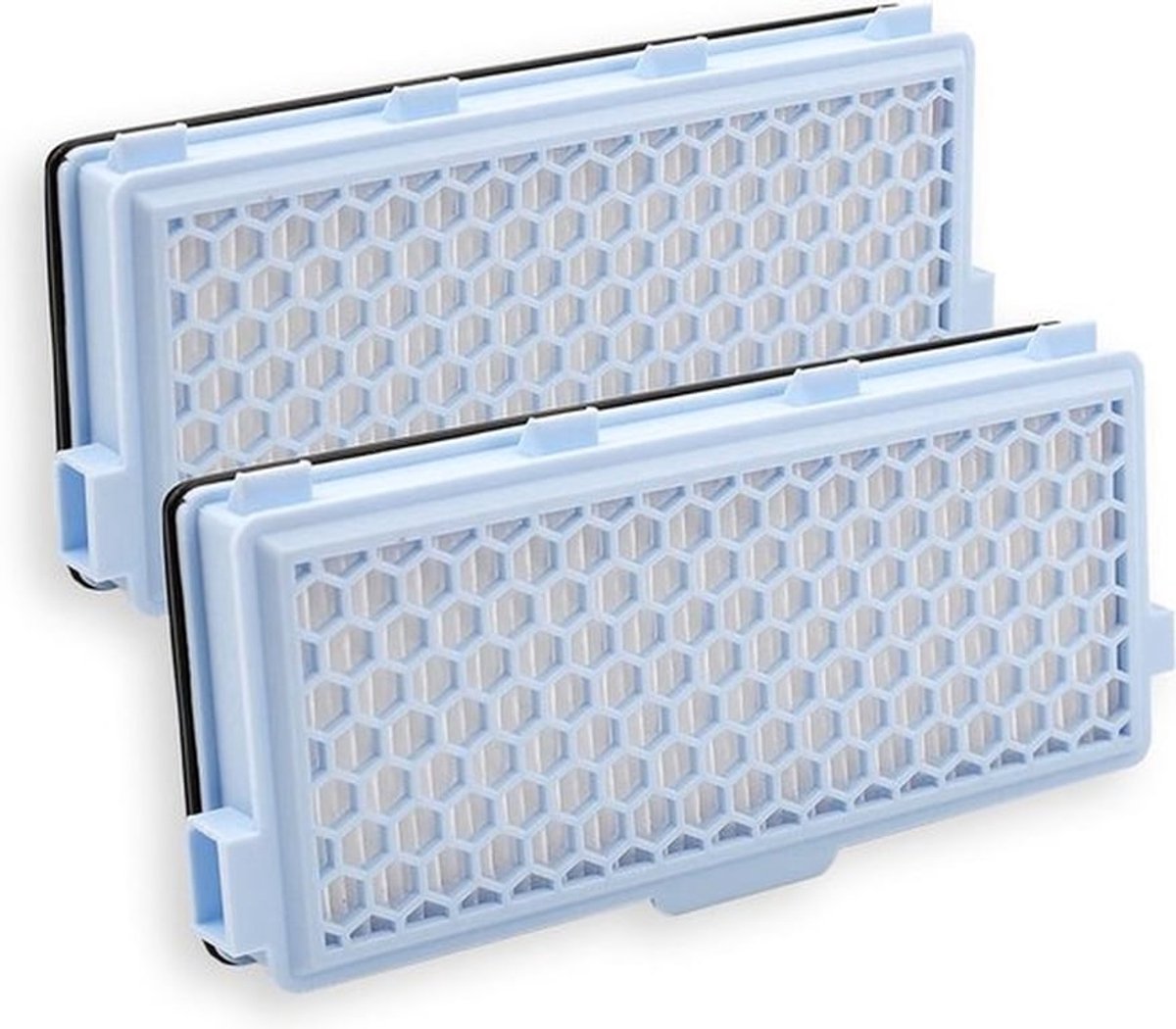 Actieve HEPA-filterset 2 stuks geschikt voor Miele Classic Compact C1, Complete C2 en C3 - Vervangbaar - Stofzuigeronderdelen