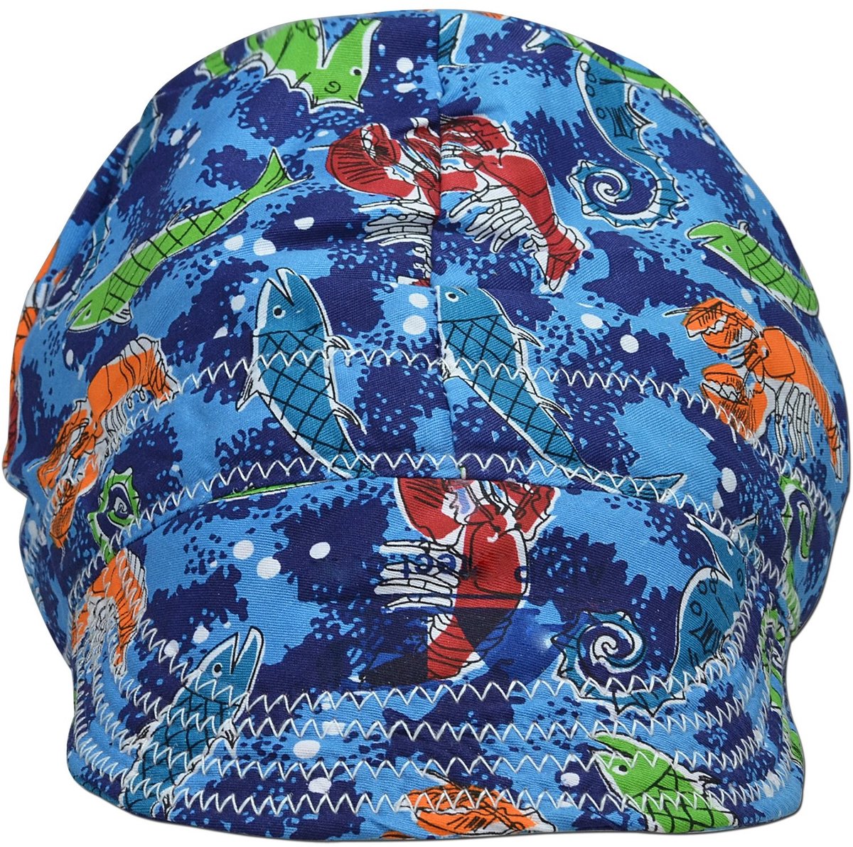 Dailygoody - Laskap Puur Katoen - Comfortabele Mesh Binnenvoering - Blauw - Verstelbaar - Geschikt voor Lassers - Halobios-stijl