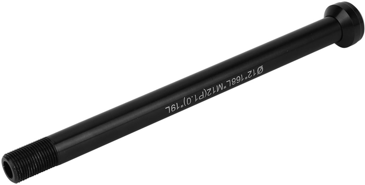 Dailygoods - Dailygoody - Fiets achternaaf steekas - Steekas Boost - Aluminiumlegering - 168 mm lengte - M12x1.0 naafas adapter - Geschikt voor bergframes en vorke