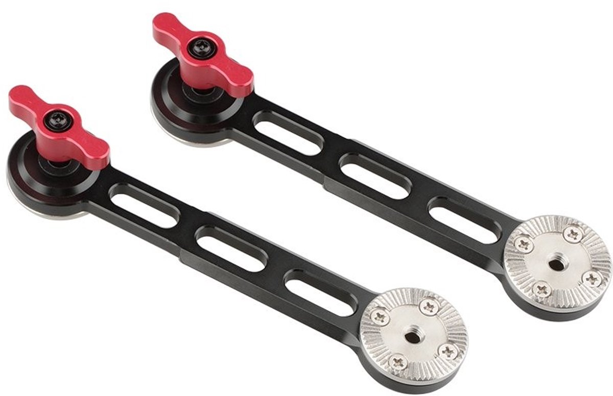 Dailygoods - Dailygoody - Handgrip Extender - Verlengarm - Aluminium - 151mm - Compatibel met camera's - Ideaal voor filmmakers - 2-pack