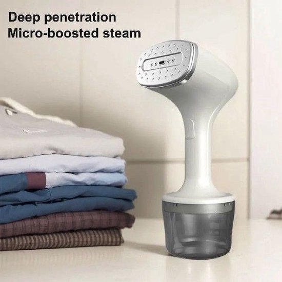 Défroisseur vapeur pour vêtements chauffe rapidement réservoir d'eau de 260 ml défroisseur portable éliminateur de plis défroisseur de voyage 15 minutes de vapeur continue convient aux vêtements rideaux et literie