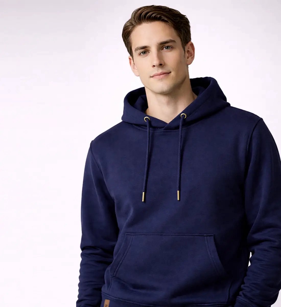 Lizzard Sports Heren Hoodie Navy – Maat 4XL – Comfortabele Pasvorm Essential Hoodie – Casual Basic Sweater met Capuchon