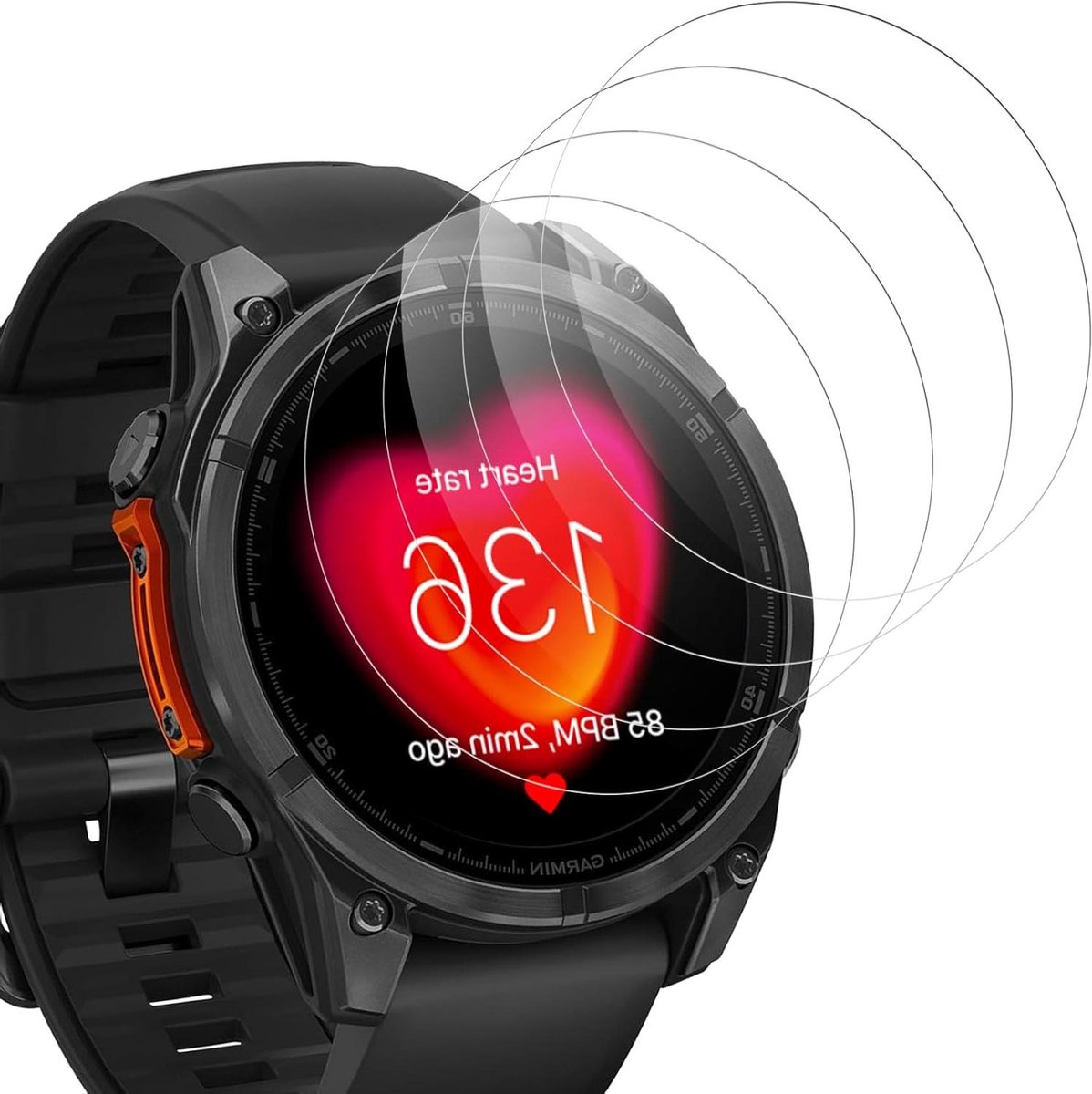 Pantserbescherming Glas - Display Folie - Scherm Beschermen - Volledige Dekking - 51 mm - Transparant
