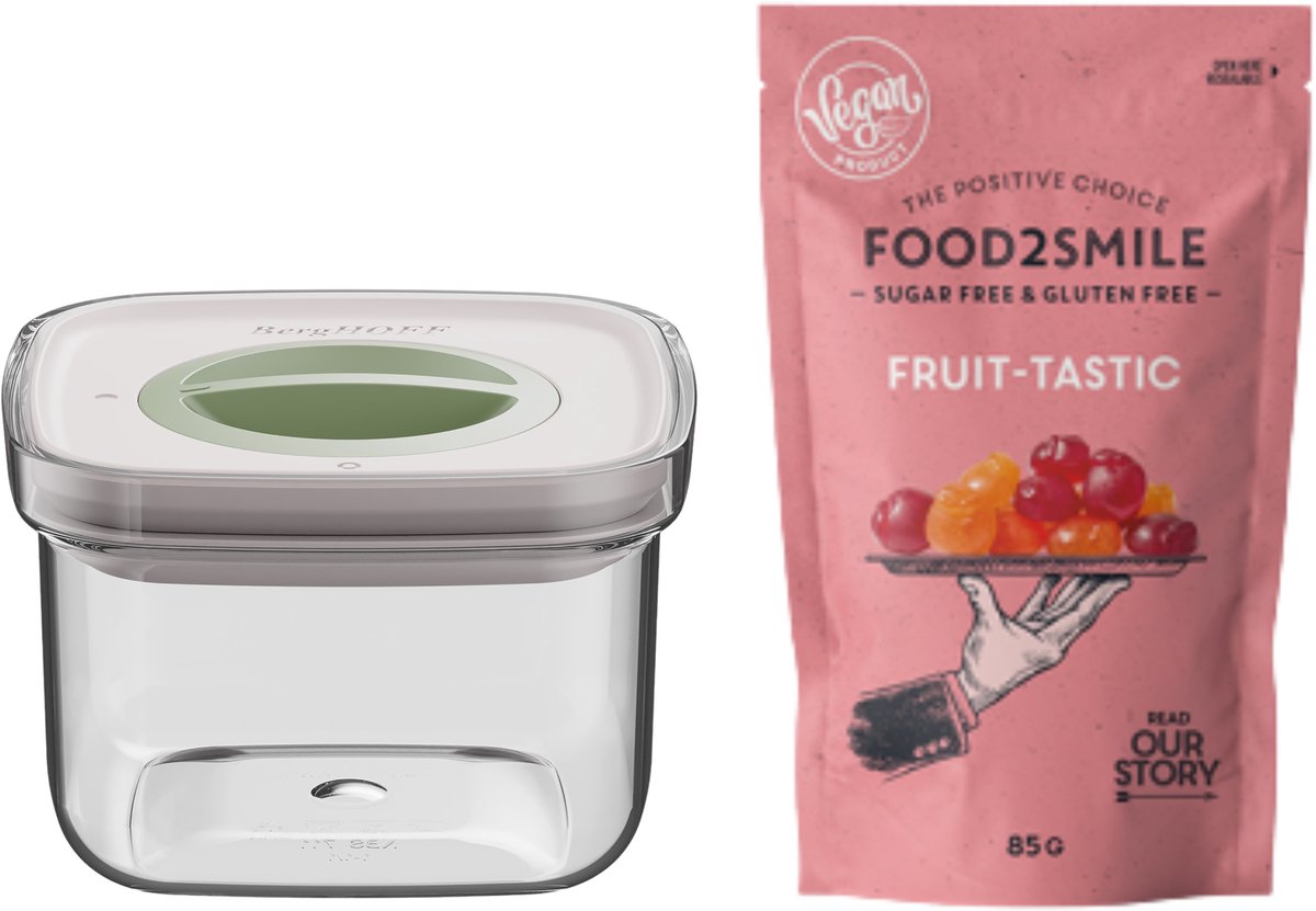 & FRIENDS | Food2Smile + Smart Seal 0.40L Fruit-tastic 85g - Transparant -