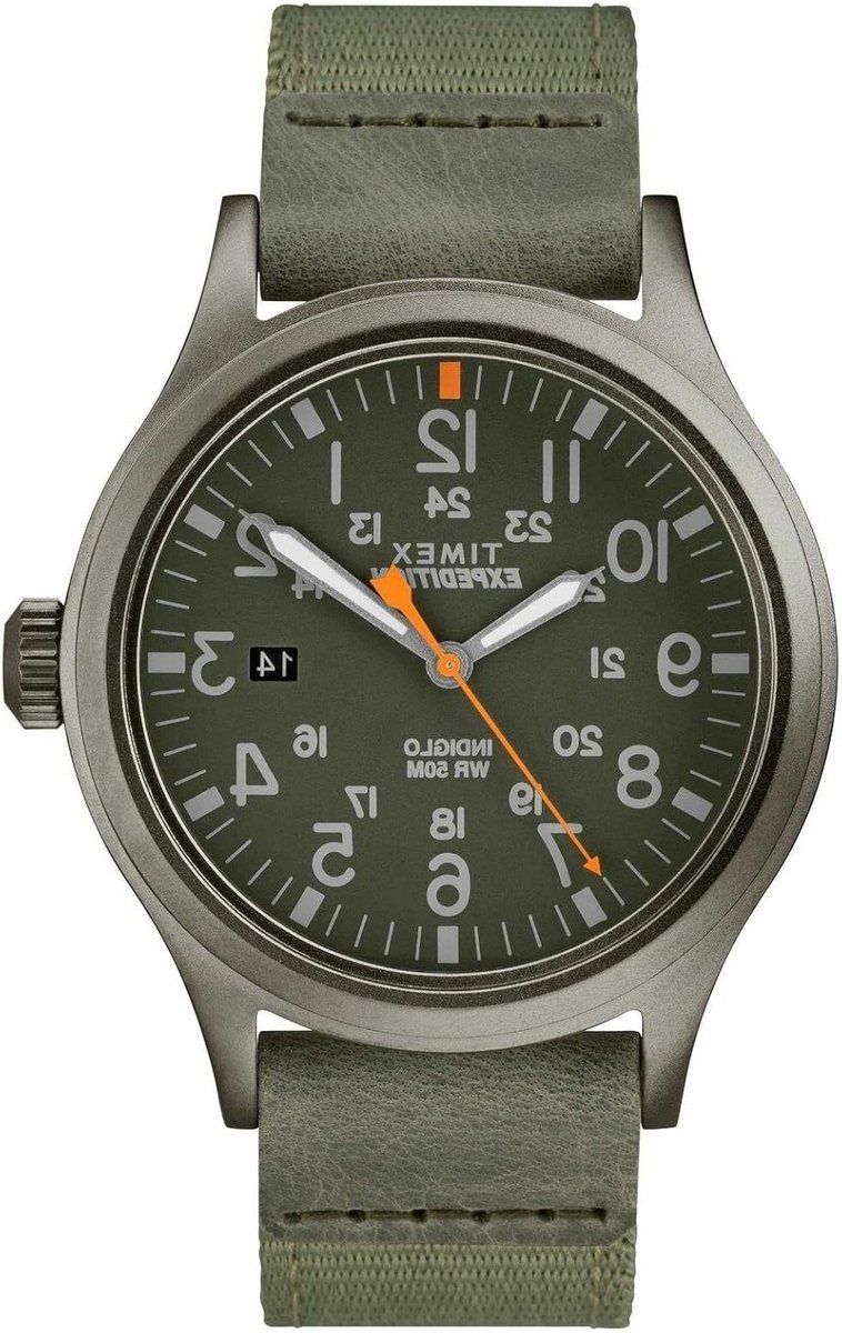 Unisex Polshorloge - Analoge Tijdwaarnemer - Dagelijks Gebruik - Nylon Band - 3.99 cm - Groen