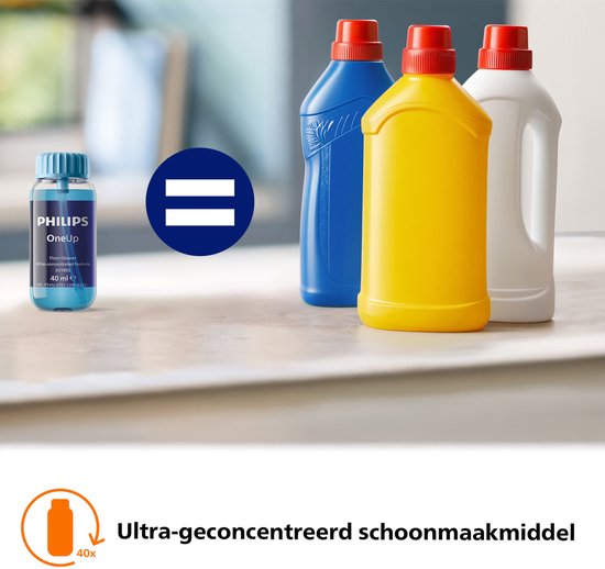 Philips OneUp Elektrische Dweil 3000 series XV3101/01 - Dweilsysteem - Vloerreiniger - Vuil water opzuigen - 1 stand - 50min dweilen - Geen emmer nodig