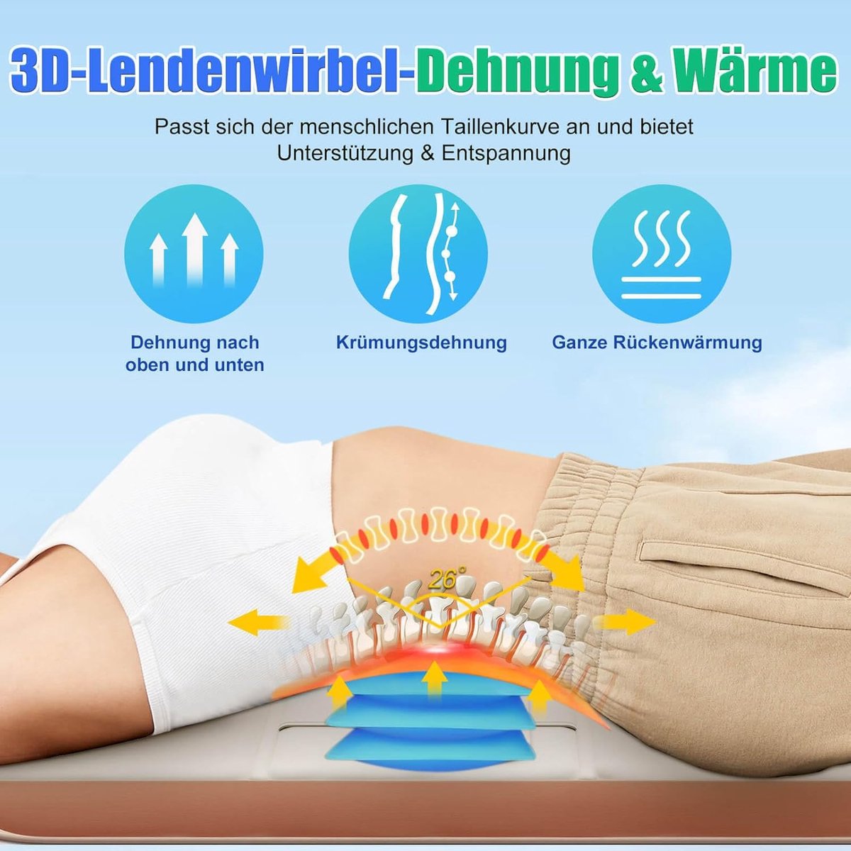 simotrade Massagemat Full Body met Warmte thumbnail 3