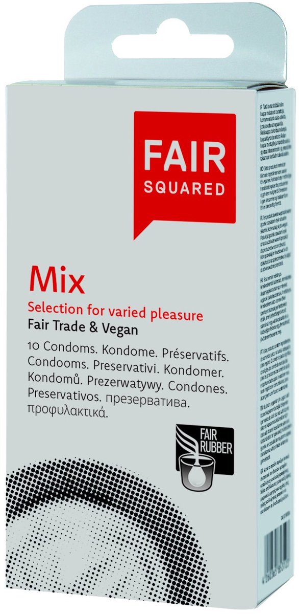 Fair squared Mix 10 condooms