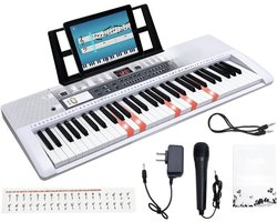 DnA Elektrische Piano Keyboard Wit 81cm