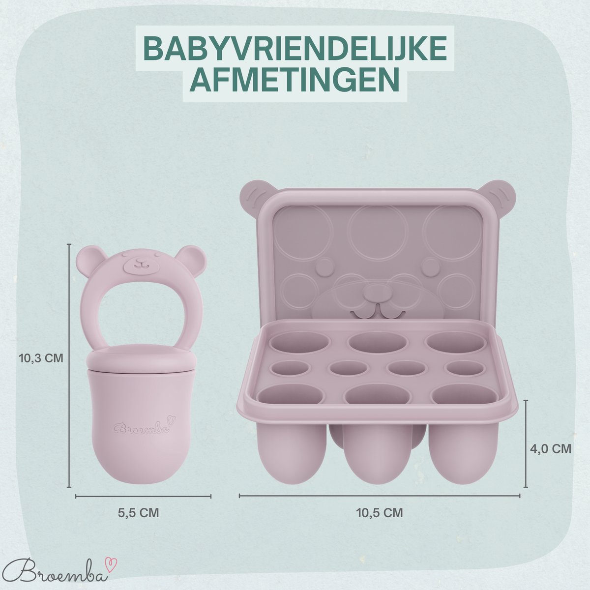 Ijsblokjesvorm Met Deksel Baby
