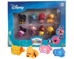 Disney Mochi Squishy 8 Pack - Mini figuurtjes - Stretch - Squeeze - Merchandise - Fopartikel