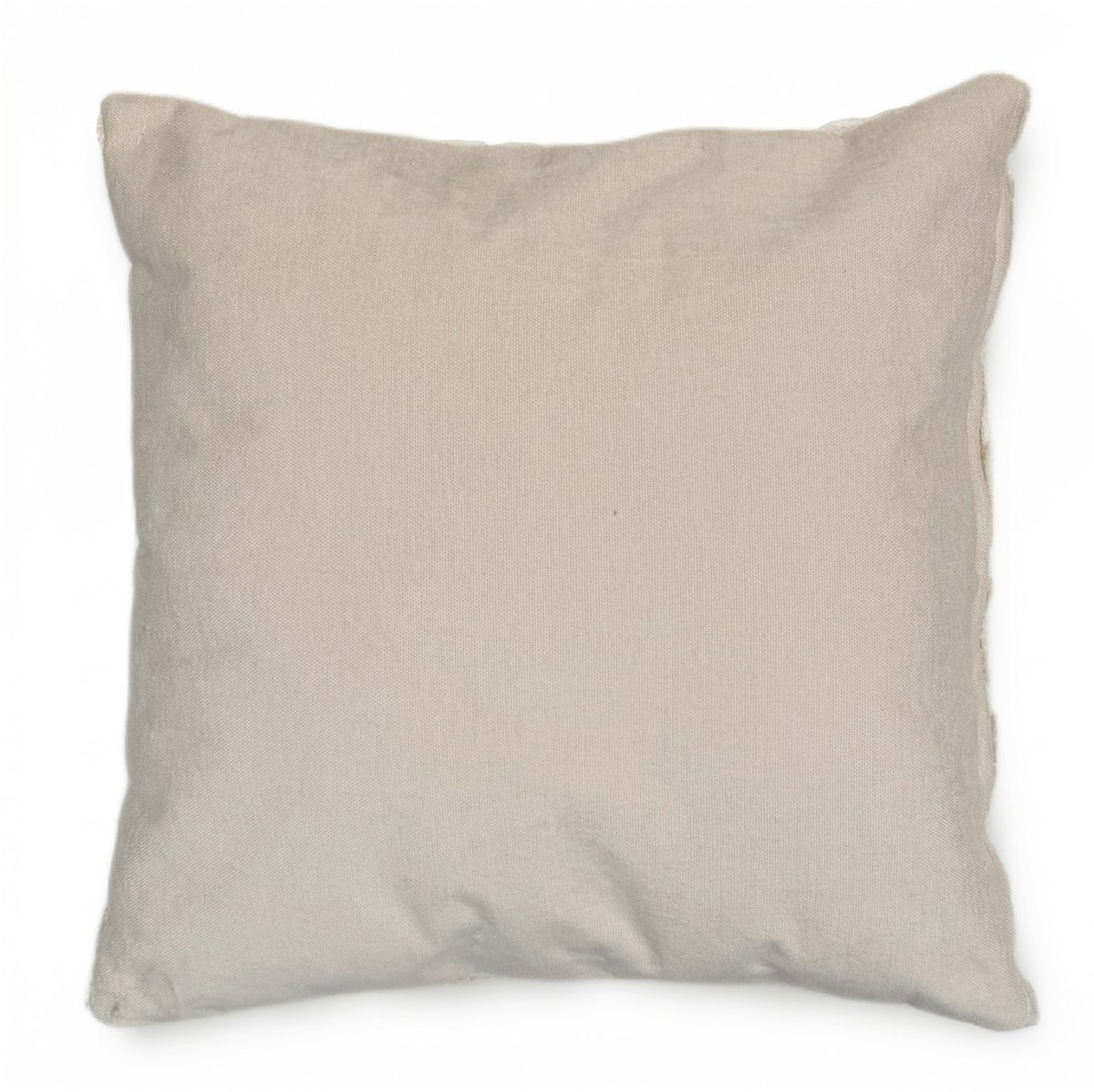 Woonexpress Sierkussen Danal - Chenille Stof - Beige - 45x45 cm - Zacht & Decoratief Beige/Creme