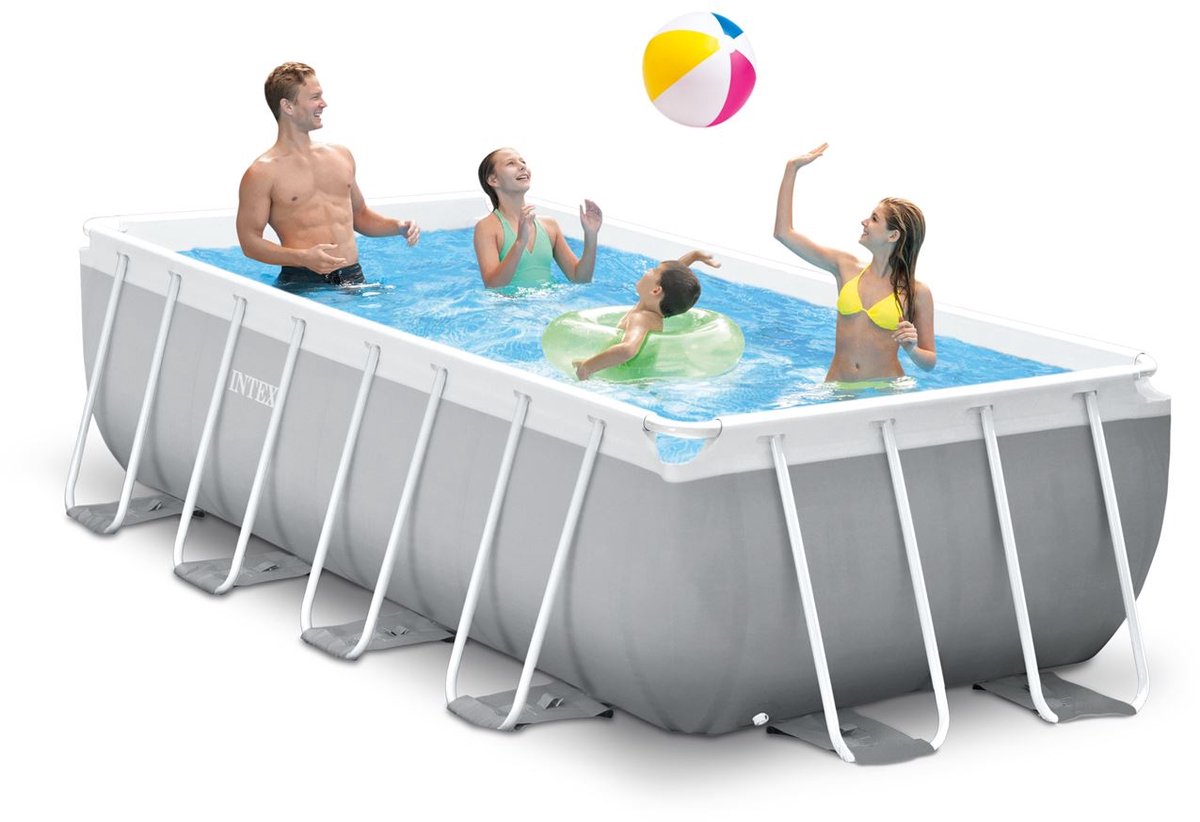 Intex Prism Frame Rechthoekig Opzetzwembad Set - 400 x 200 x 100 cm - Met filterpomp — afbeelding 13