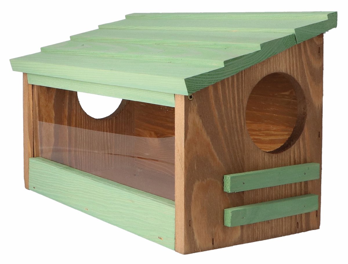 Tuinplus Eekhoornvoederhuis Groen Dak Groot