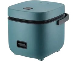 Rolu Mini Rijstkoker – Cooker - Rijstkoker Voor 2 Personen – 1.2 Liter – Warmhoudfunctie – Energiezuinig – Groen