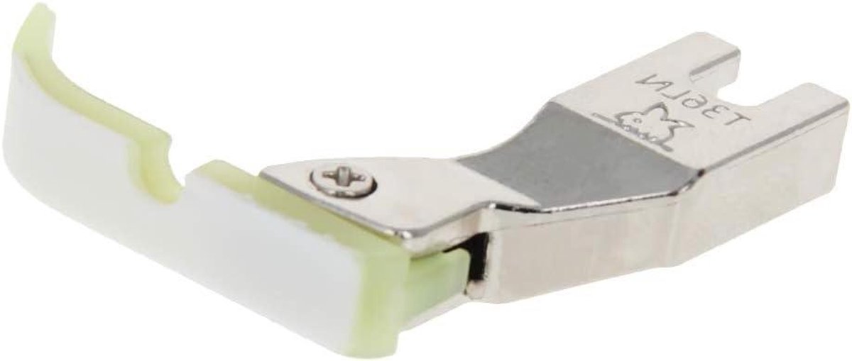 Smalle Ritsvoet - Naaivoet Plastic Bodem - Kleding Maken - Plastic Bodem - 1 stuks - Geel Zilver