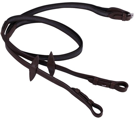 Qhp Teugel antislip Brown - Pony | Teugels paard