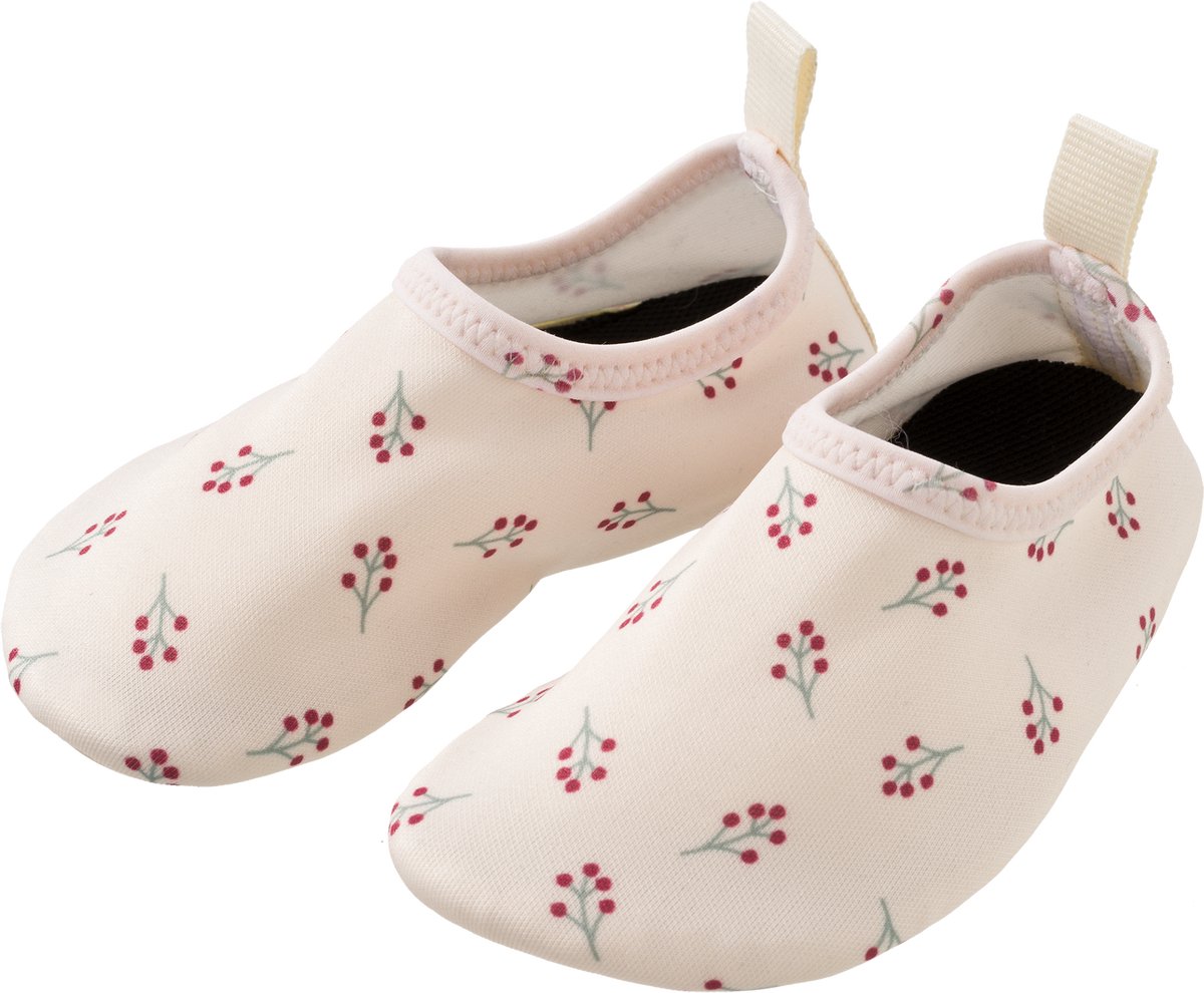 Fresk Zwemschoenen 29/30 -UV 50-bescherming – Antislip Strandschoenen – Quick Dry – Waterschoenen voor Kinderen – Elastische Pasvorm Meisjes - Ecru - Berries