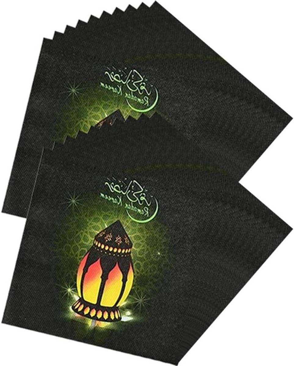 Mubarak Servetten - Ramadan Servetten - Feestdecoratie - Dubbel Laags - 33x33 cm - Stijl 3
