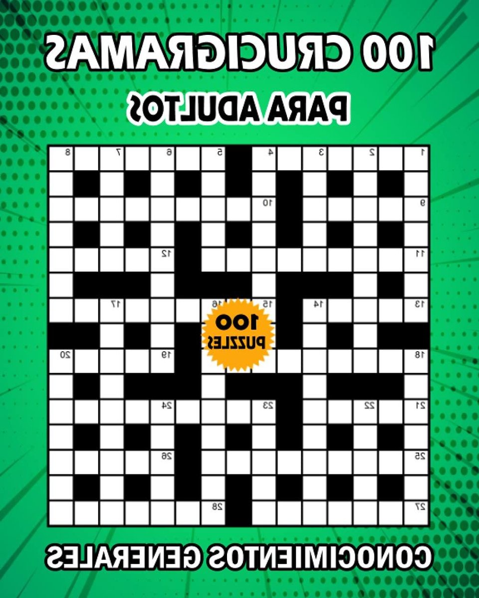 Kruiswoordpuzzels Boek - Woordspel Puzzels - Geheugen Trainen - 100 Gevarieerde Puzzels - 8x10 Inch - Niet Van Toepassing