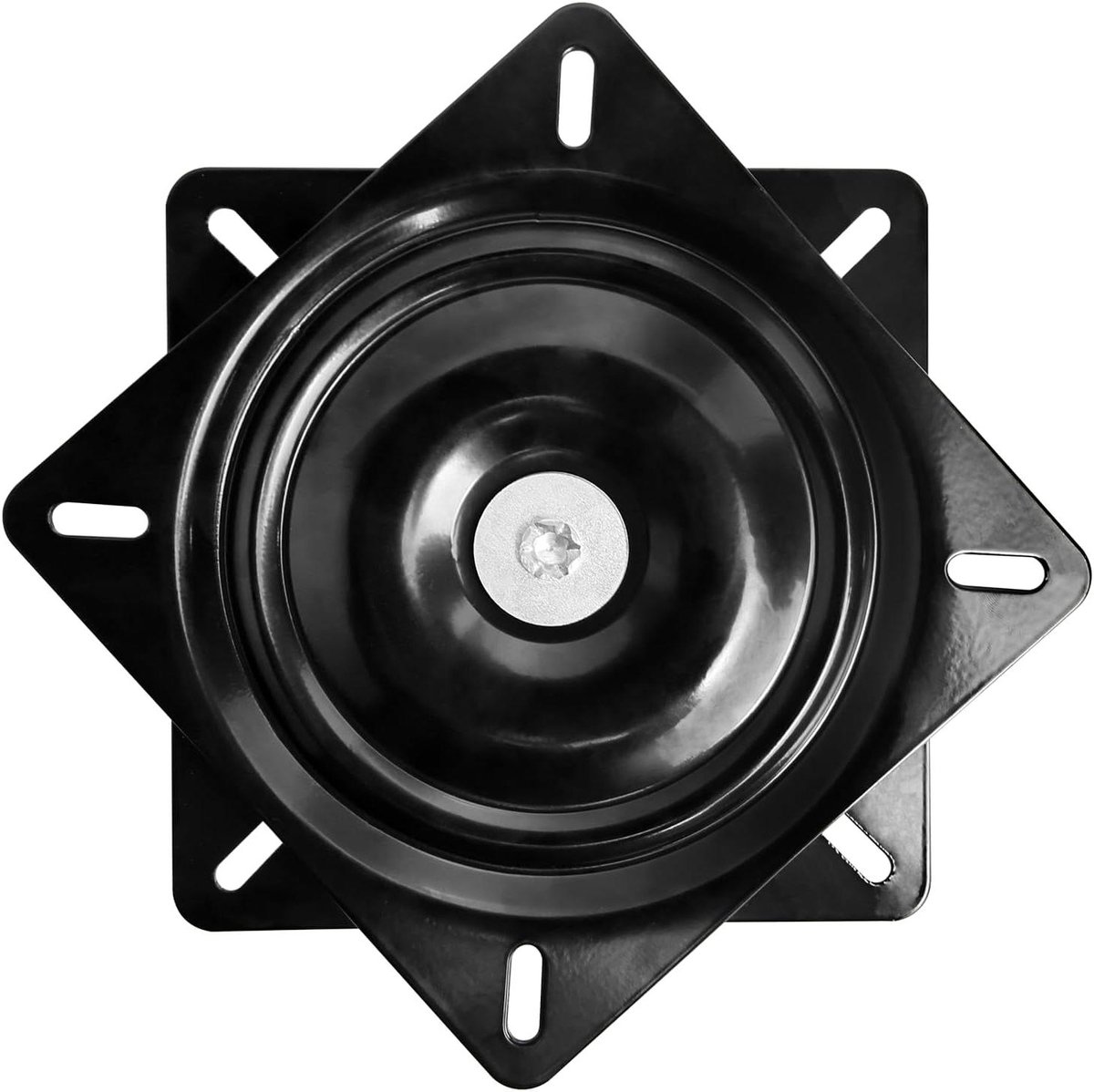 Draaibare Plaat - Draaitafel Mechanisme - Stoel Rotatie - Massief Stalen Constructie - 10 Inch - Zwart