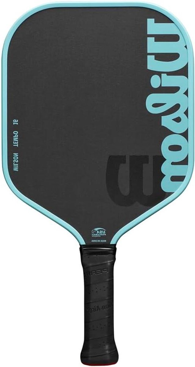 Pickleball Rackets - Sport Rackets - Controle en Spin - Ruwe Koolstofvezel - 16 mm Dikte - Zwart Blauw