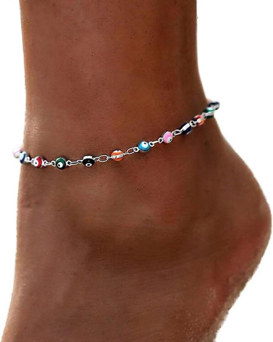 Oog Anklet - Voetketting Sieraden - Zomer Strand - Verstelbaar Design - Niet Gespecificeerd - Goud Zilver