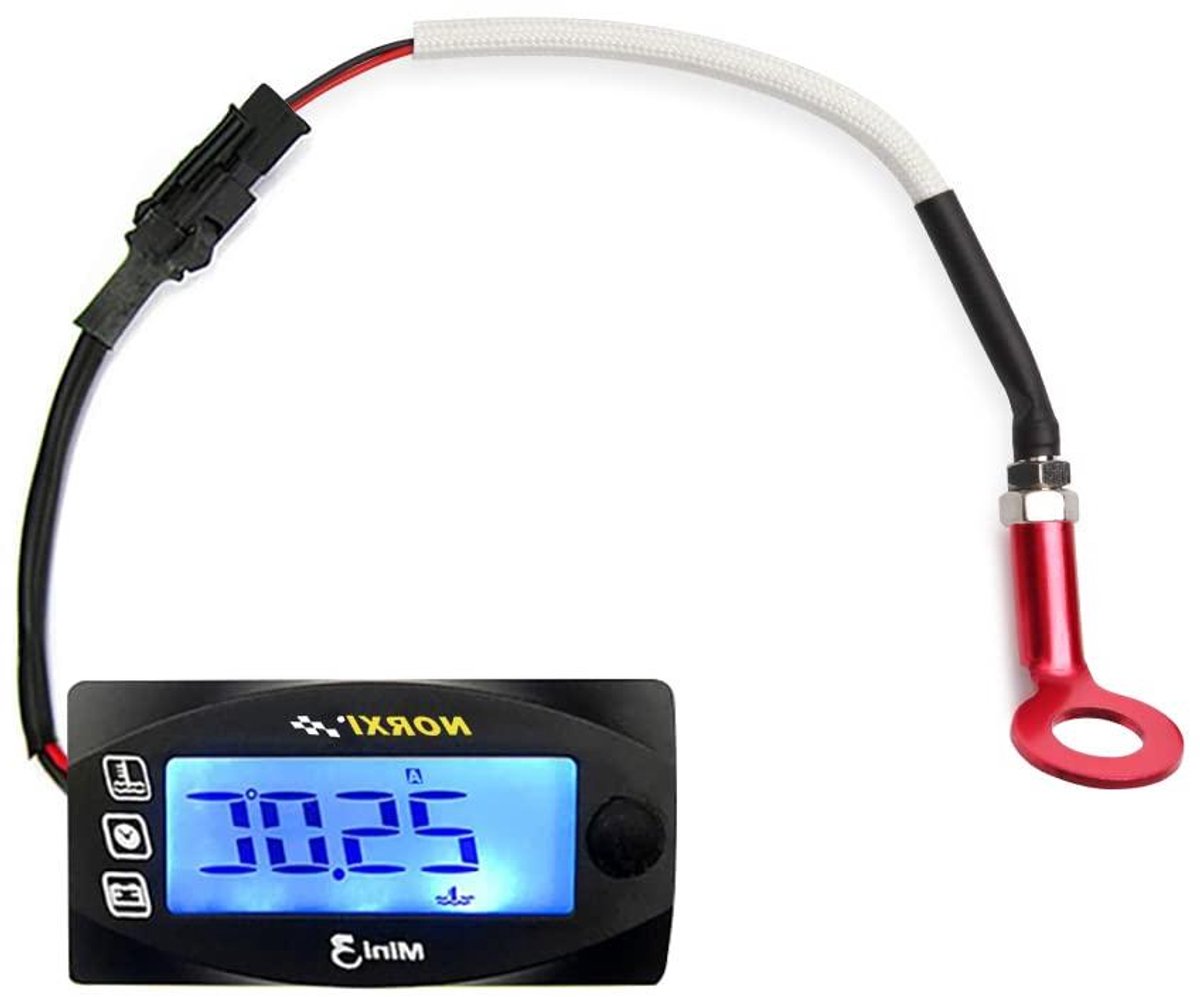 Multifunctioneel Dashboard - Motor Meter - Rijprestaties Monitoren - 3-in-1 Display - 6 x 3 cm - Zwart