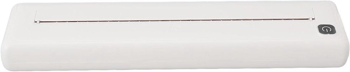 Draagbare Printer - Mobiele Printer - Onderweg Printen - Inktloos Printen - 29 x 11 x 5 cm - Wit
