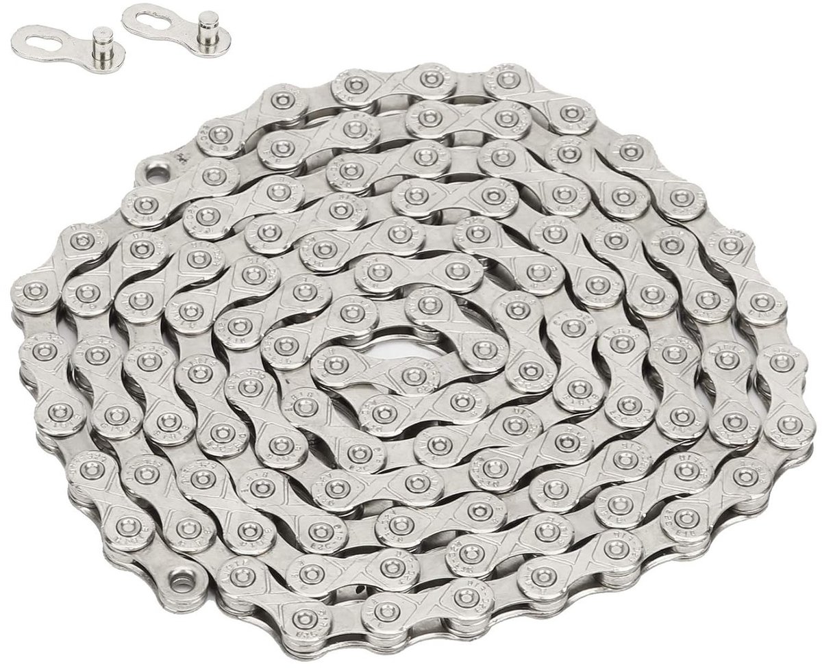 10-Speed Fiets Ketting voor Mountainbike en Vouwfiets - Stalen Ketting, Verstelbare Fietsaccessoires, Geschikt voor Fietsen en Opslag