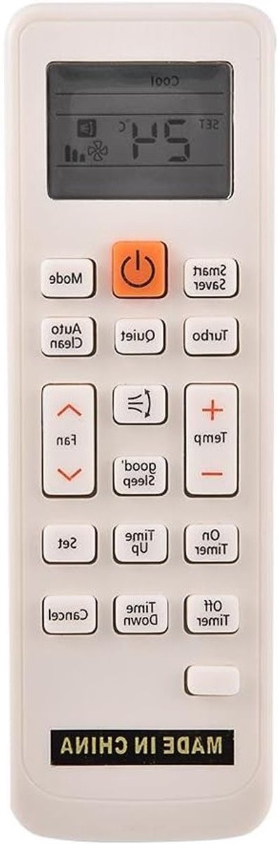 Afstandsbediening voor airconditioning DB93-11489L DB63-02827A DB93-11115U DB93-11115K KT3X00, wit, universeel, vervangend, compatibel