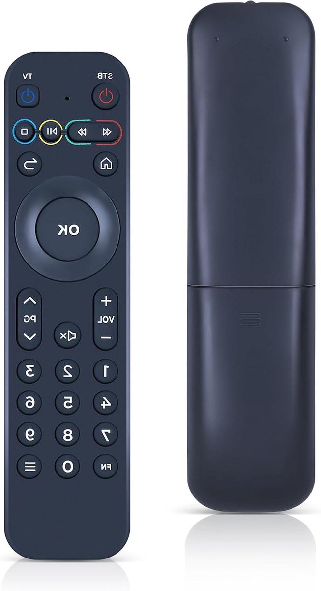 Afstandsbediening Mediaspeler - Afstandsbediening Box - Tv Kijken - Volledig Compatibel - 13.5 cm - Zwart
